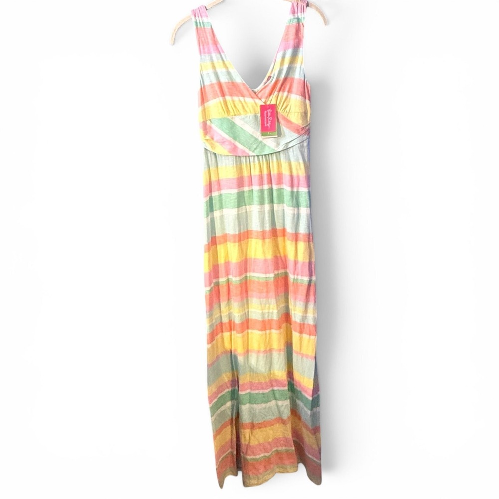 NWT Lilly Pulitzer Striped Maxi Dress Size S
